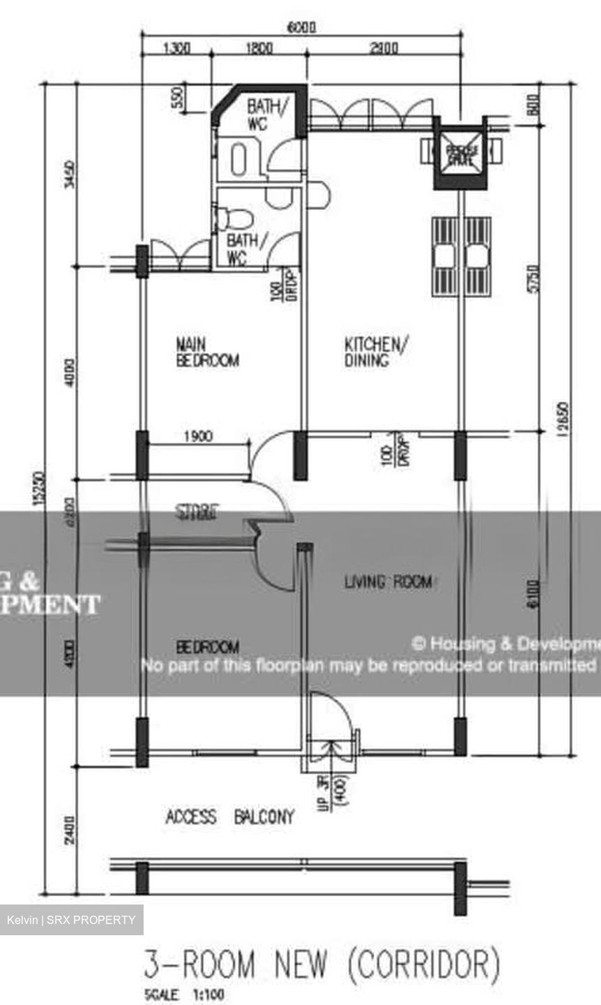 Blk 101 Jurong East Ville (Jurong East), HDB 3 Rooms #570193071